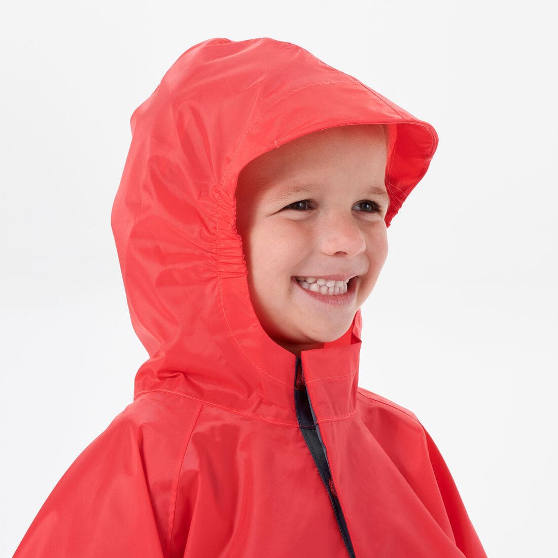 Poncho imperméable de randonnée - MH100 KID rose - enfant 2-6 ans