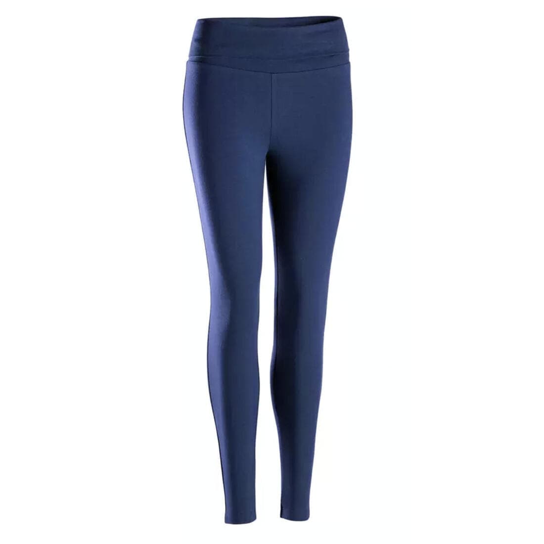 LEGGING COTON YOGA FEMME MARINE