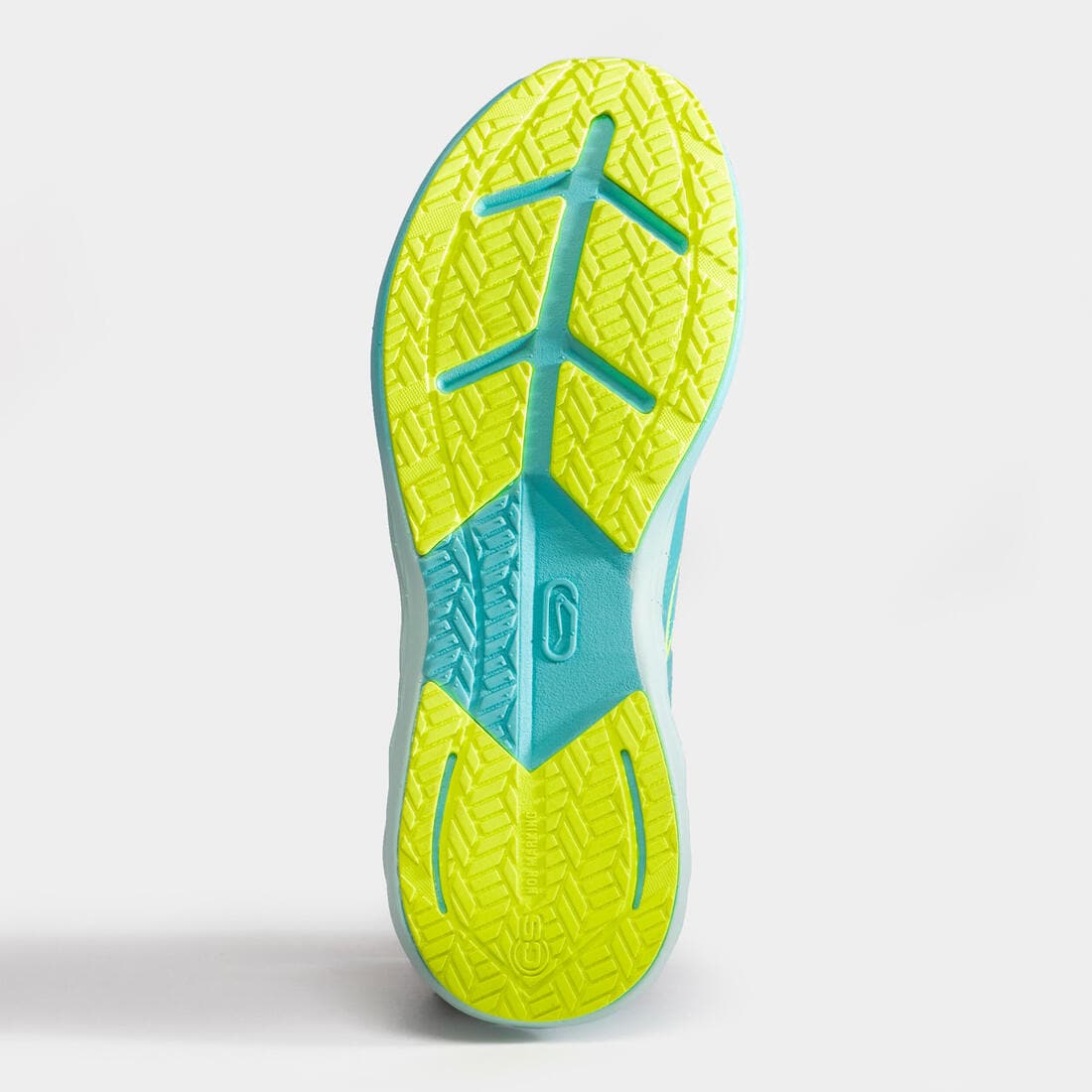 Chaussures de running Enfant -  Kiprun fast noires jaunes