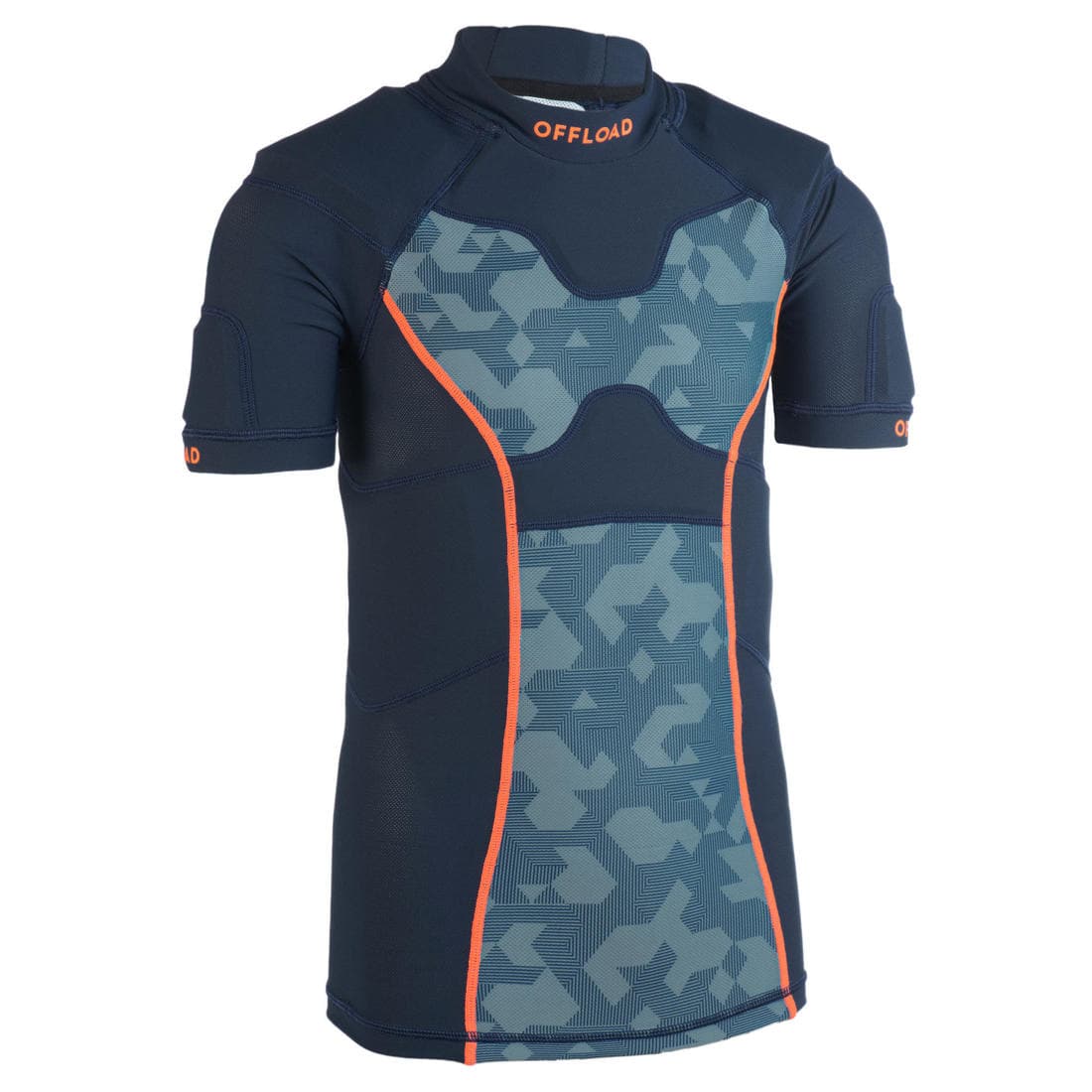 Epaulière de rugby Enfant - R100 bleu gris