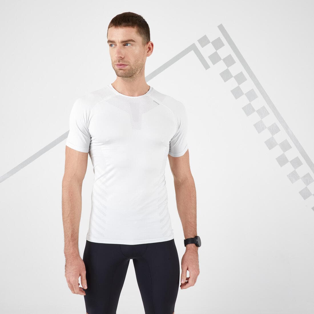 T-SHIRT RUNNING HOMME RESPIRANT KIPRUN SKINCARE