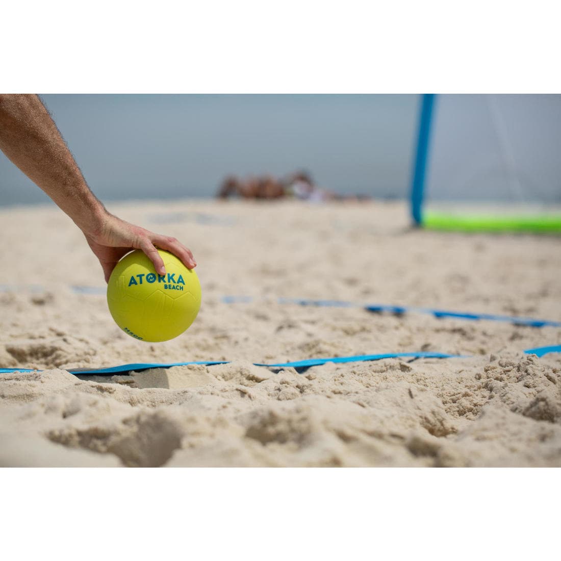 Ballon de beach handball HB500B taille 1 jaune