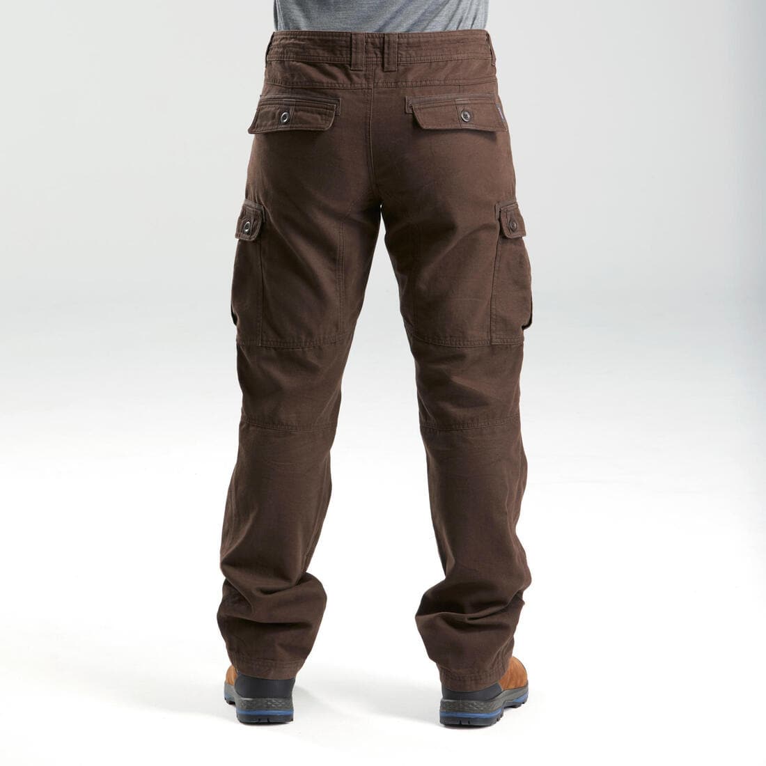 Pantalon cargo de trek voyage - TRAVEL 100 warm Homme