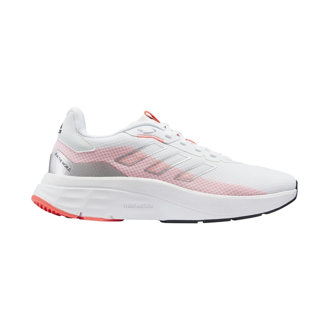 CHAUSSURES DE RUNNING FEMME ADIDAS SPEEDMOTION - blanche et orange