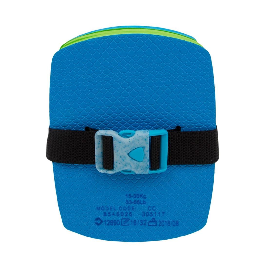 Ceinture de natation bleu vert 15-30 kg avec flotteur amovible