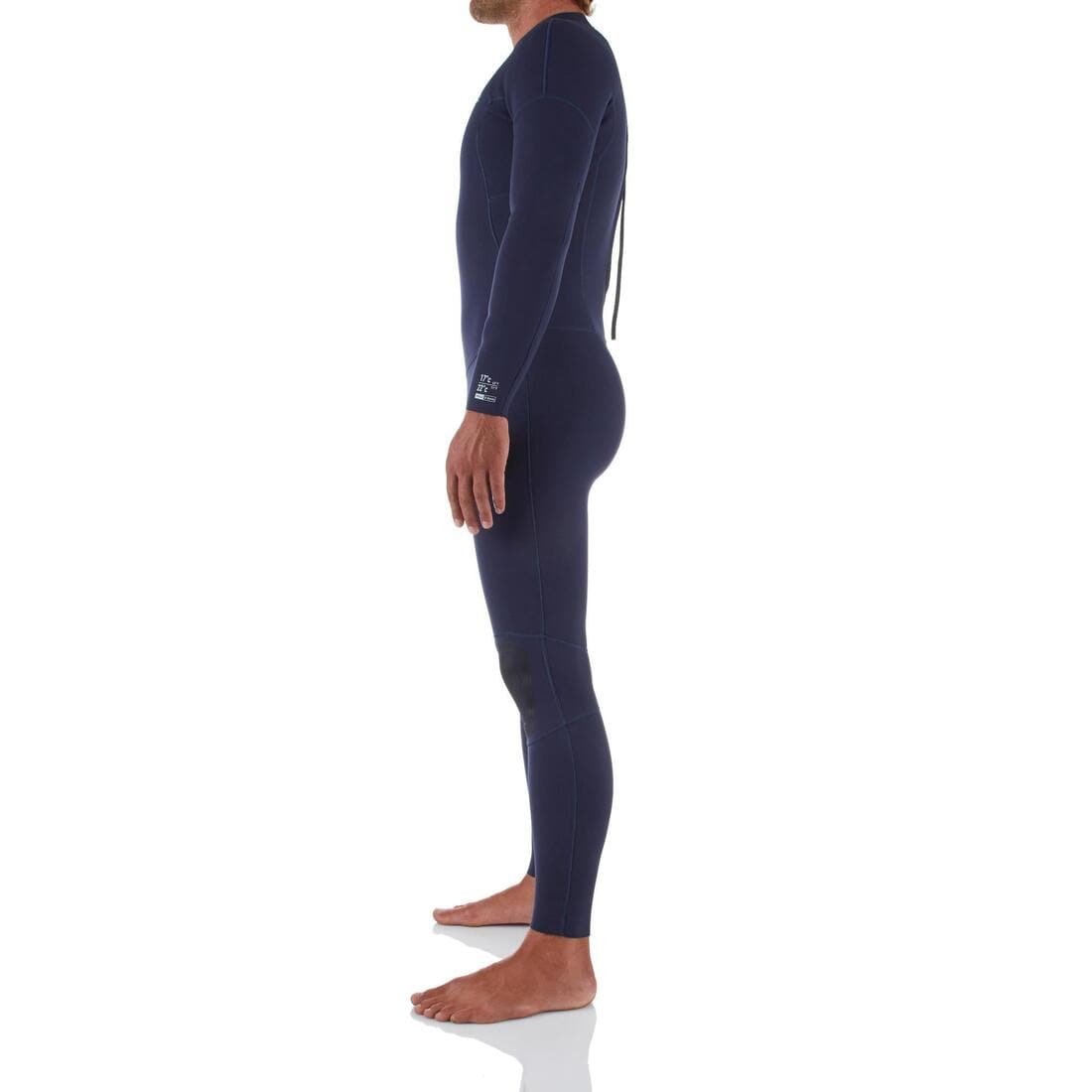 Combinaison SURF 100 Néoprène 2/2 mm Homme Bleu