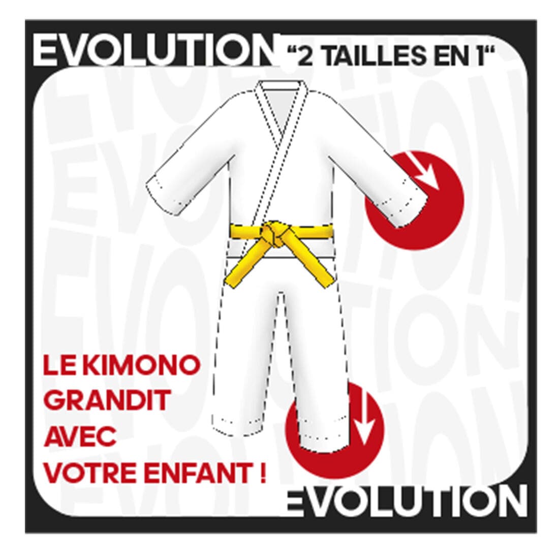 Kimono evolutif judo j200e | enfant