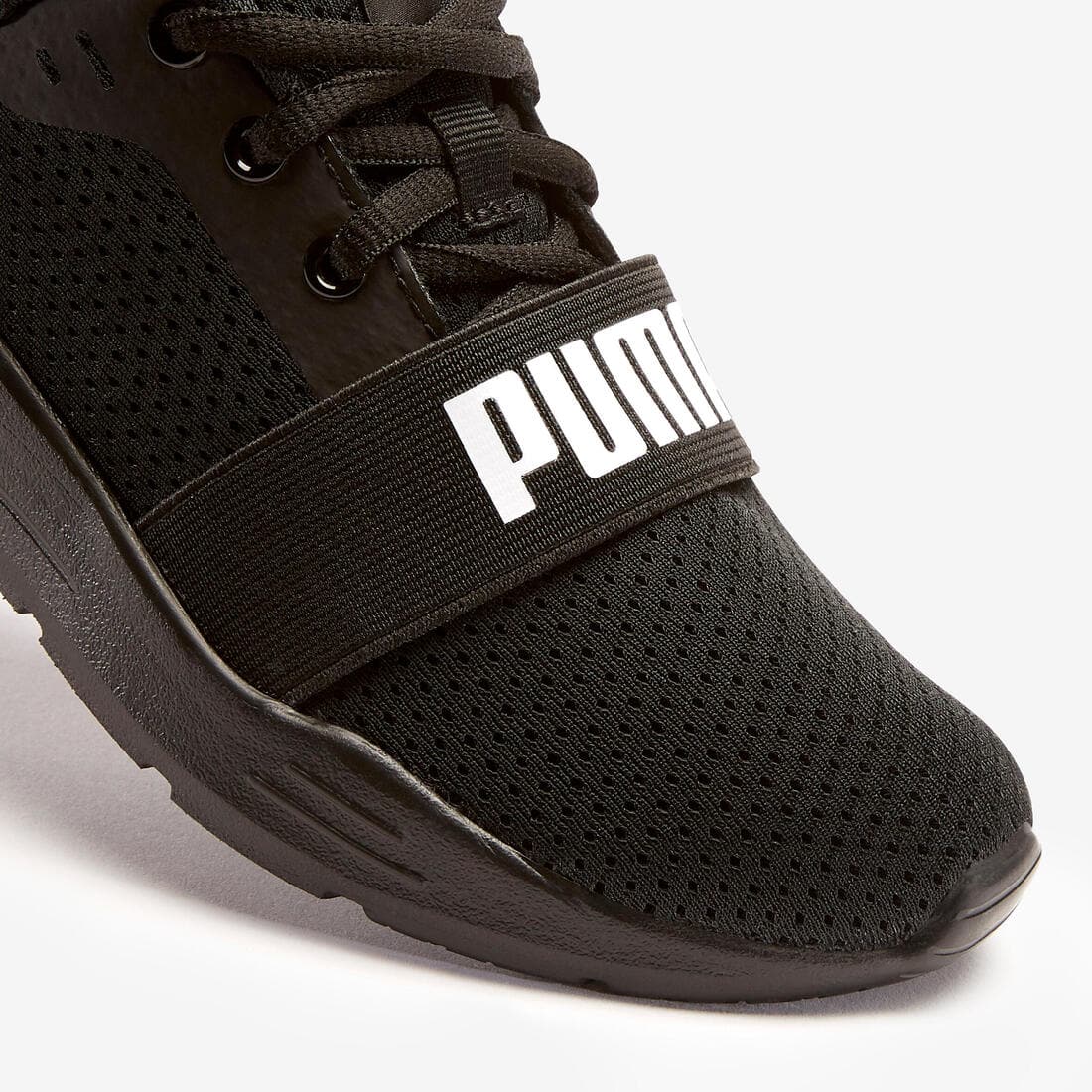 Baskets à lacets enfant - PUMA WIRED noir KID