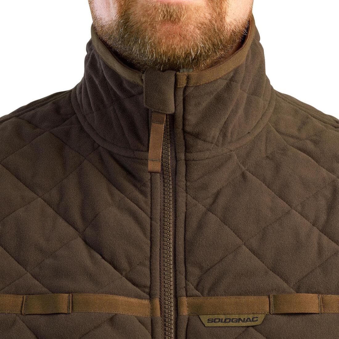 Gilet chasse matelassé silencieux 500.