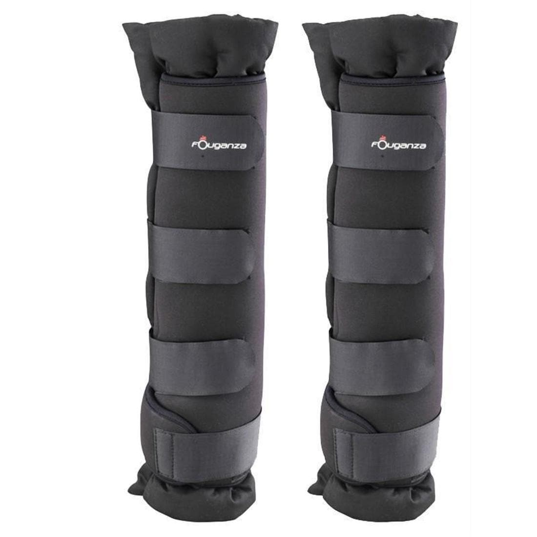 Guêtres de repos équitation avec coton Cheval et Poney - Stable boots noire x2