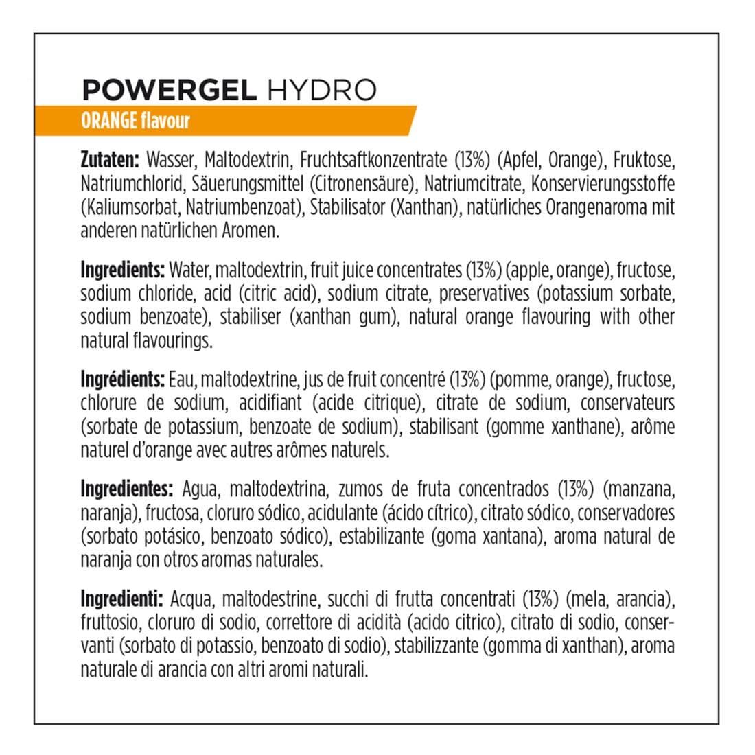 Powerbar Multipack (x4) Hydro Gel Orange