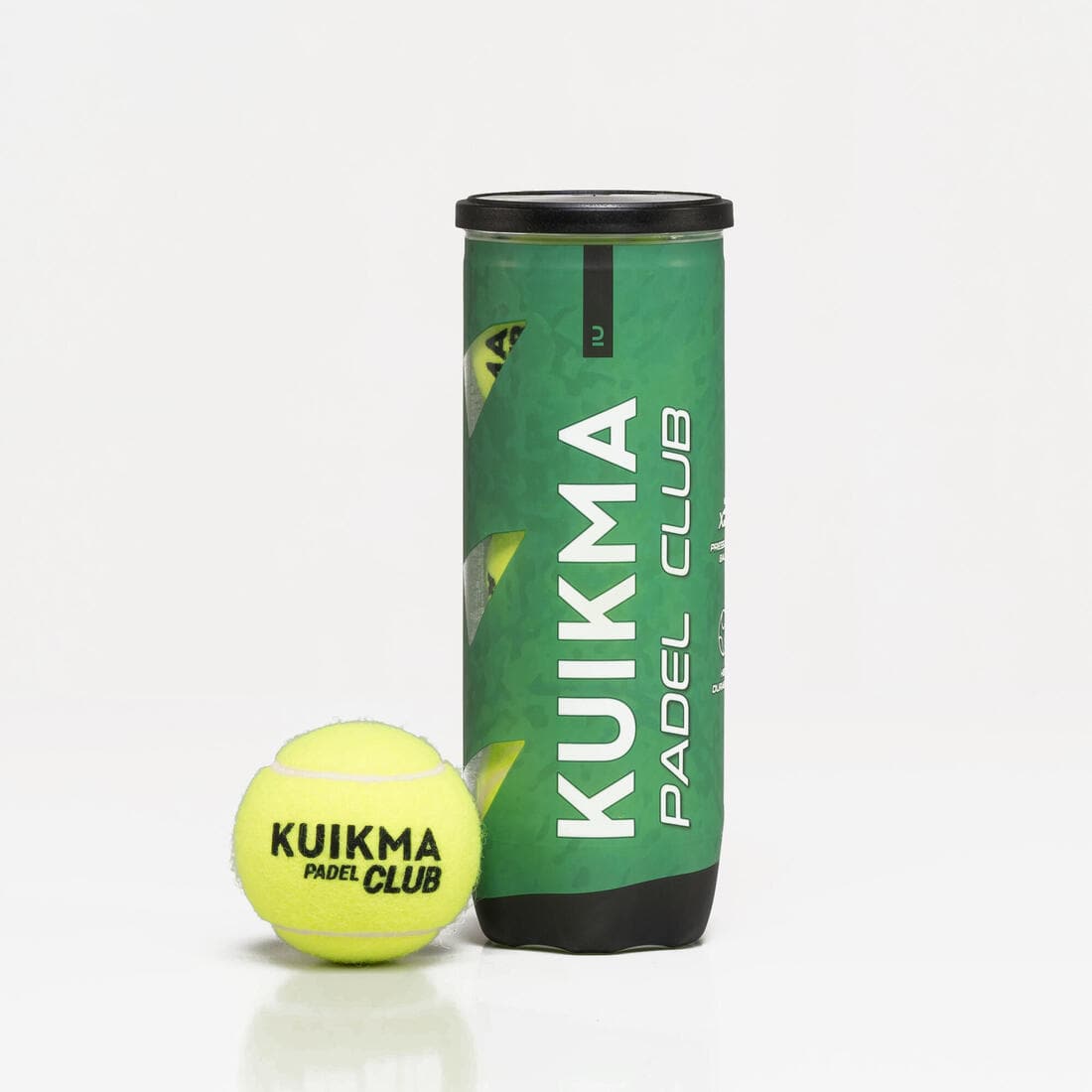 Tube de 3 balles de padel pressurisées - Kuikma PB Club