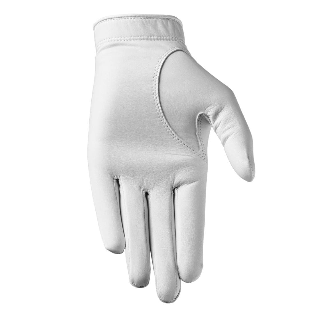 Gant de golf cabretta femme droitière, 900 blanc