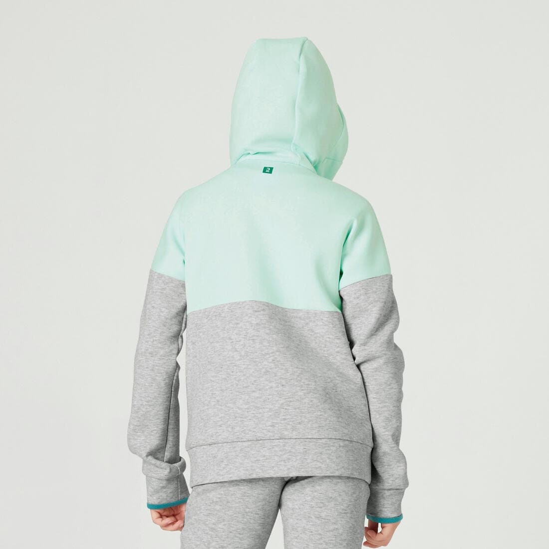 Sweat zippé à capuche enfant coton respirant - 900