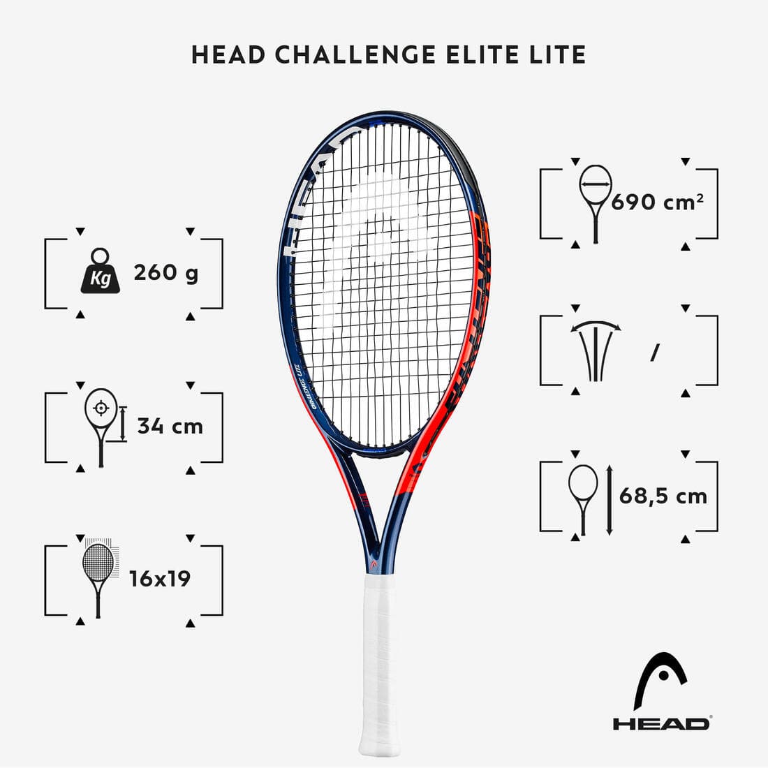 RAQUETTE DE TENNIS CHALLENGE ELITE LITE