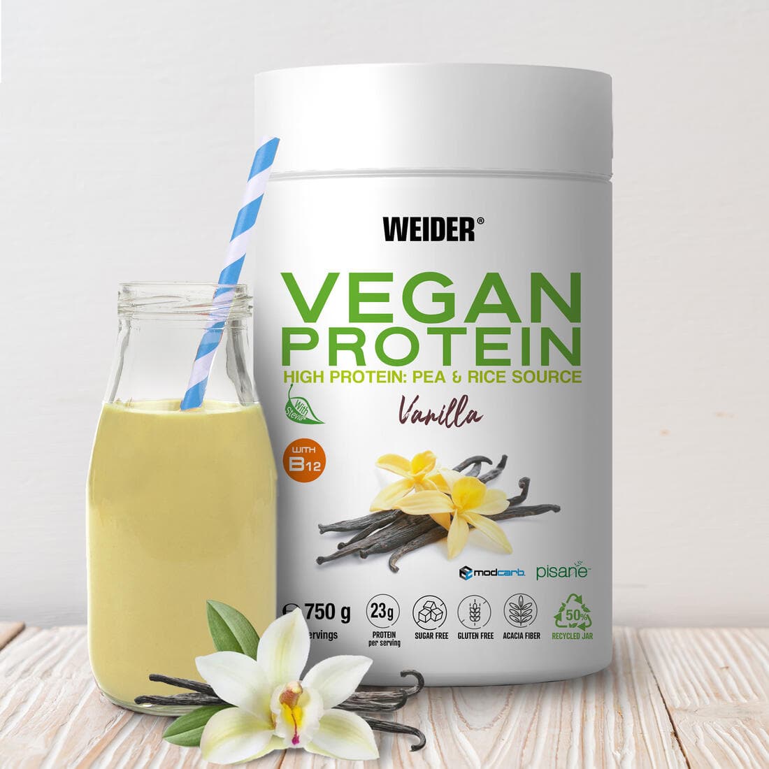 Proteine vegan 750g vanille