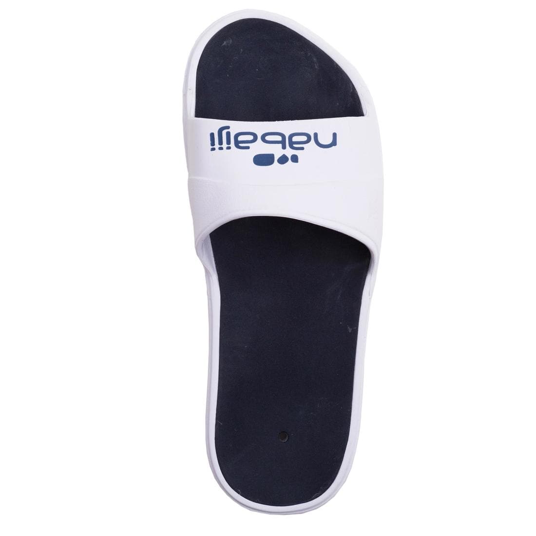 Sandales De Piscine Homme - Slap 500 - Blanc Bleu