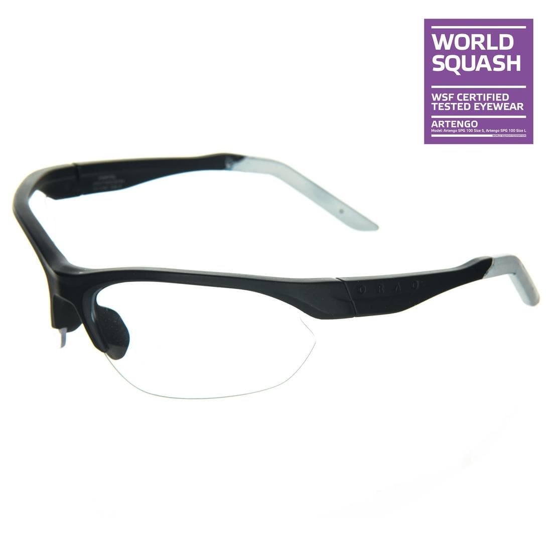 Lunettes de Squash Grand Visage SPG 100 Taille L