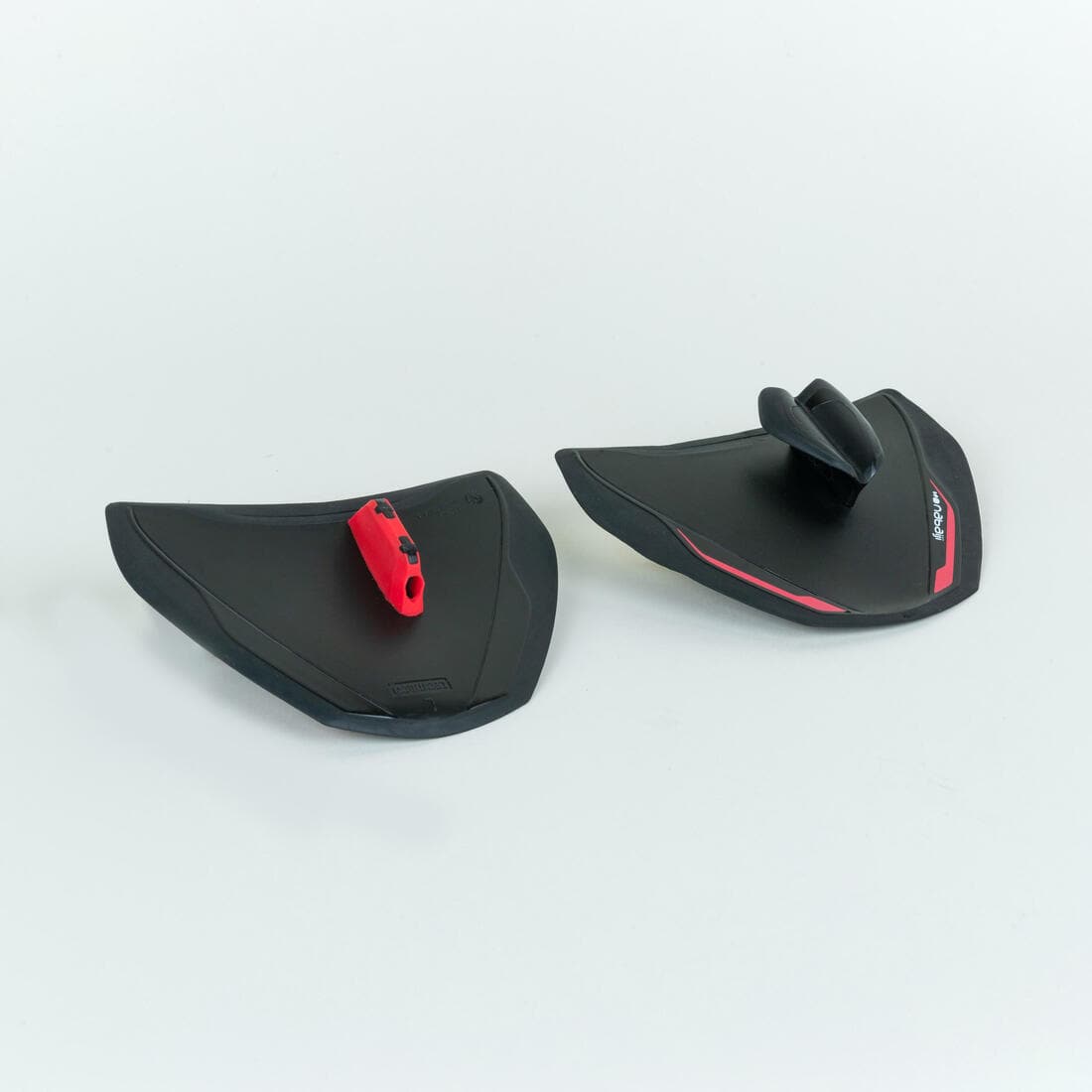 PLAQUETTES FINGER PADDLES 900 QUICK'IN  NOIR ROUGE