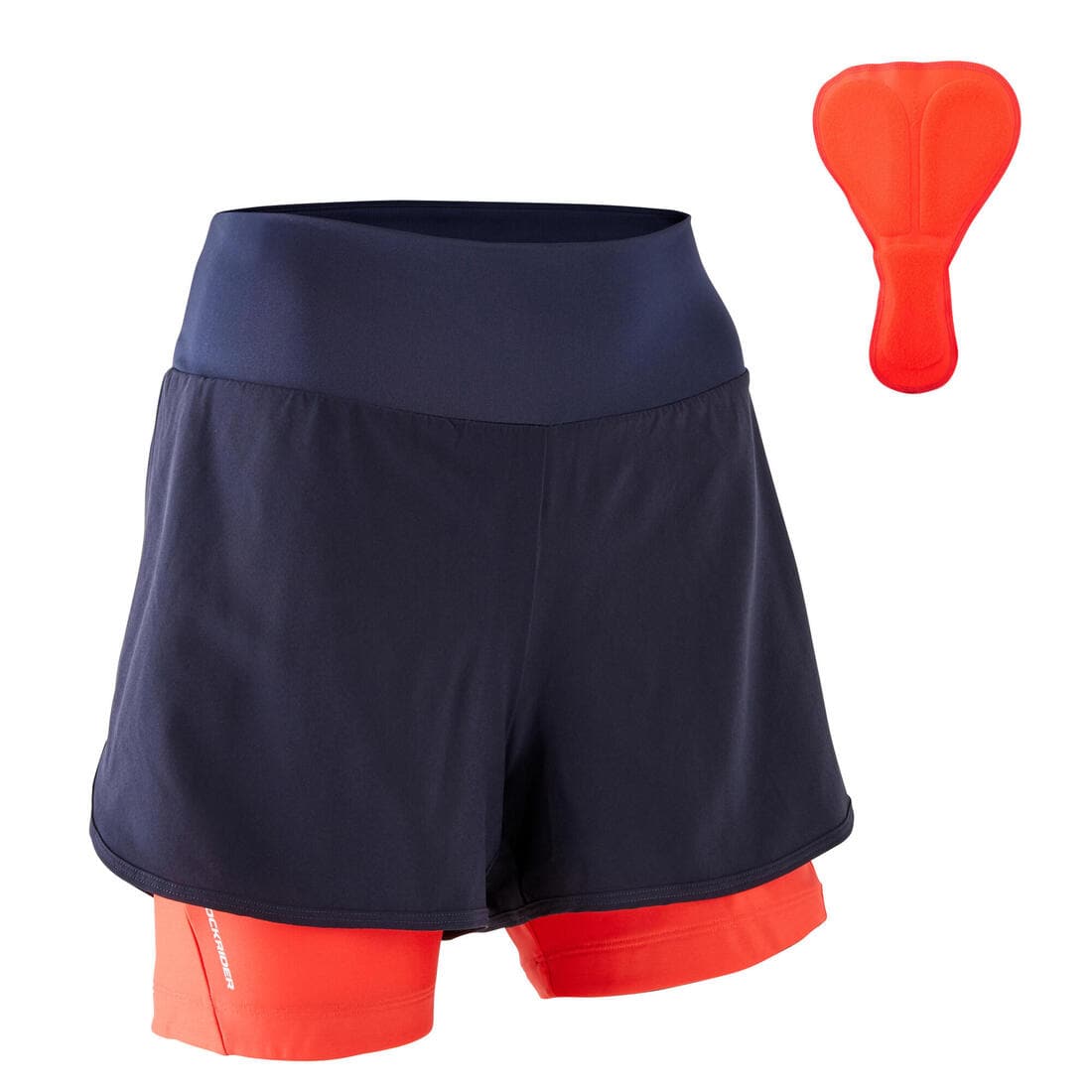 Short vtt expl 100 femme noir et