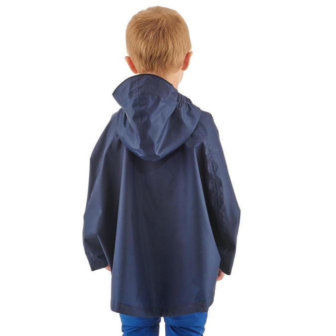 Poncho imperm able de randonn e MH100 KID bleu marine enfant 2