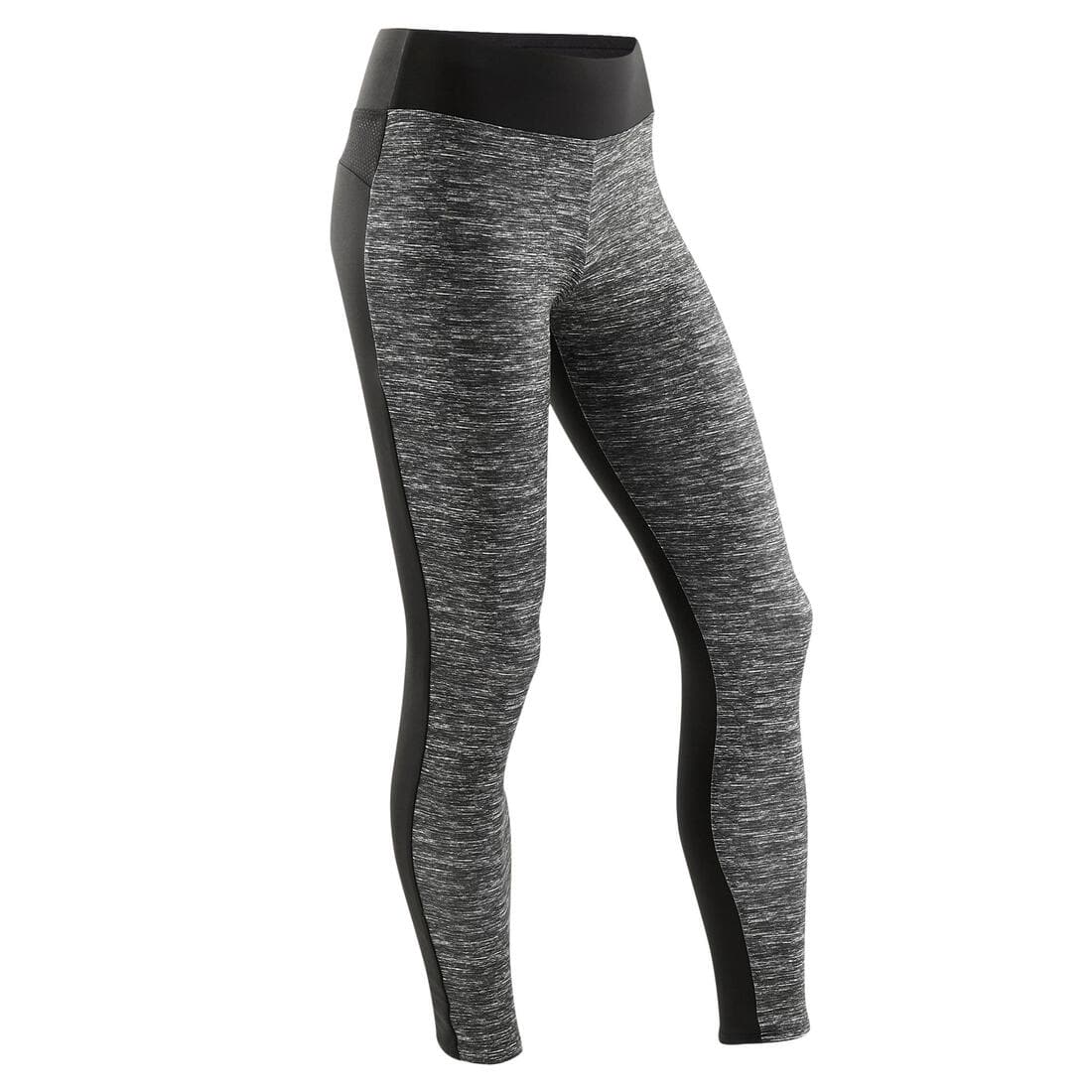 Legging chaud noir imprimé fille