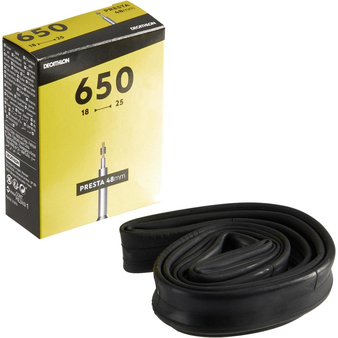 CHAMBRE A AIR 650X18/25 VALVE PRESTA 48 MM