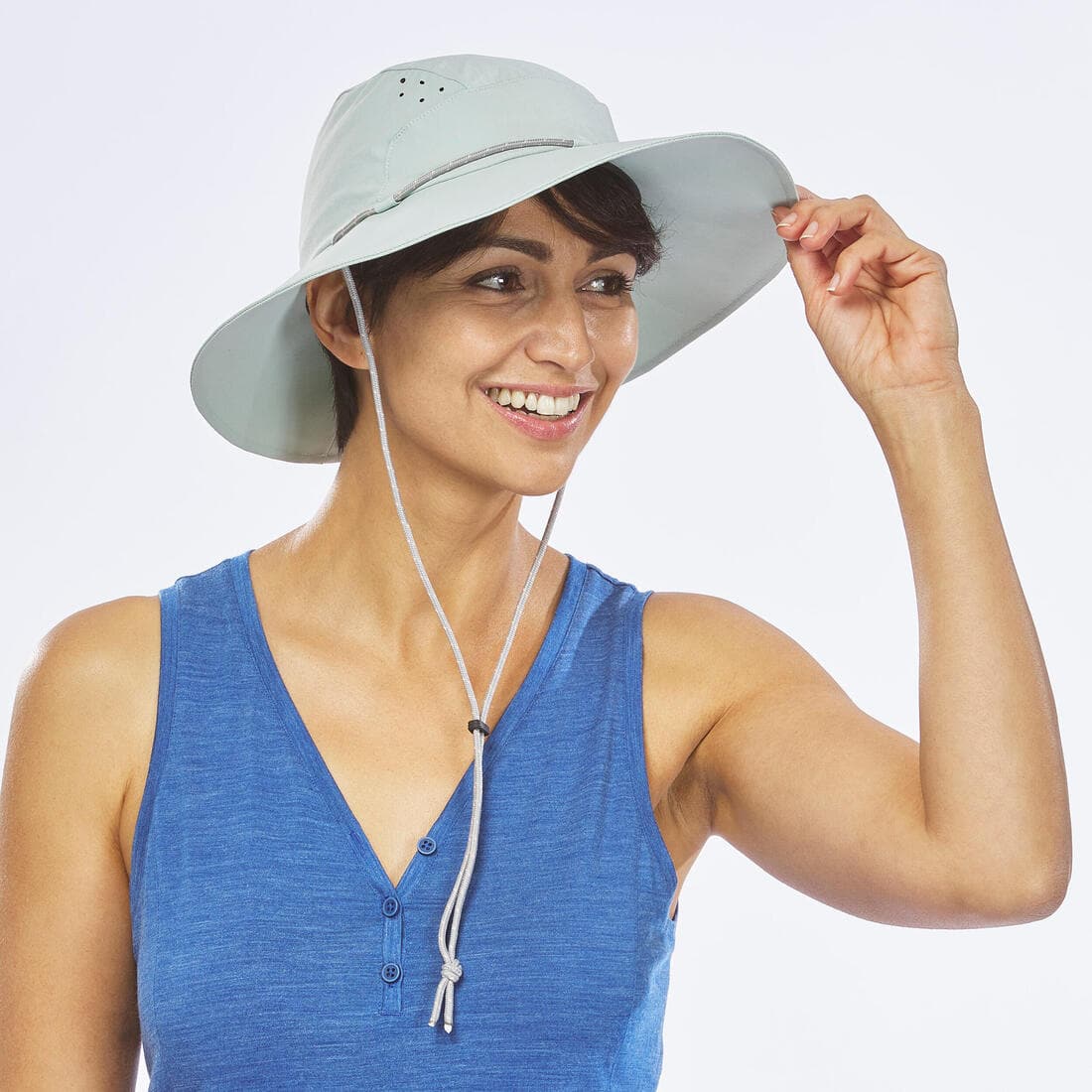 CHAPEAU TREKKING ANTI-UV FEMME - MT500