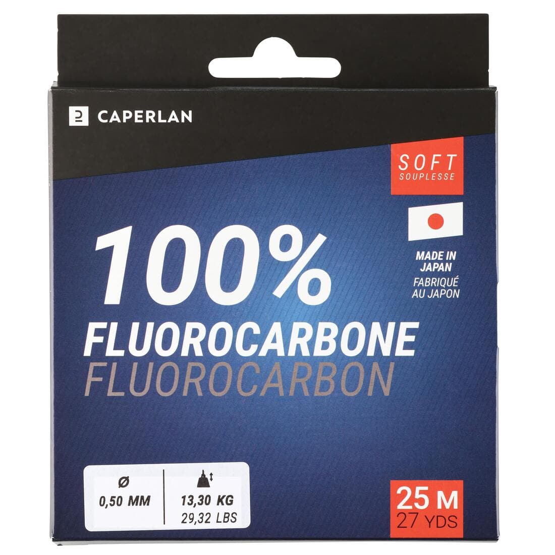 FIL DE PÊCHE FLUOROCARBONE SOFT 100% 25M