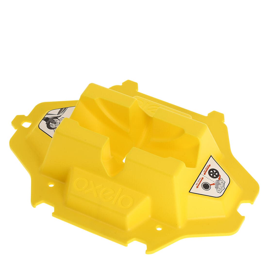 Rack support de trottinette jaune