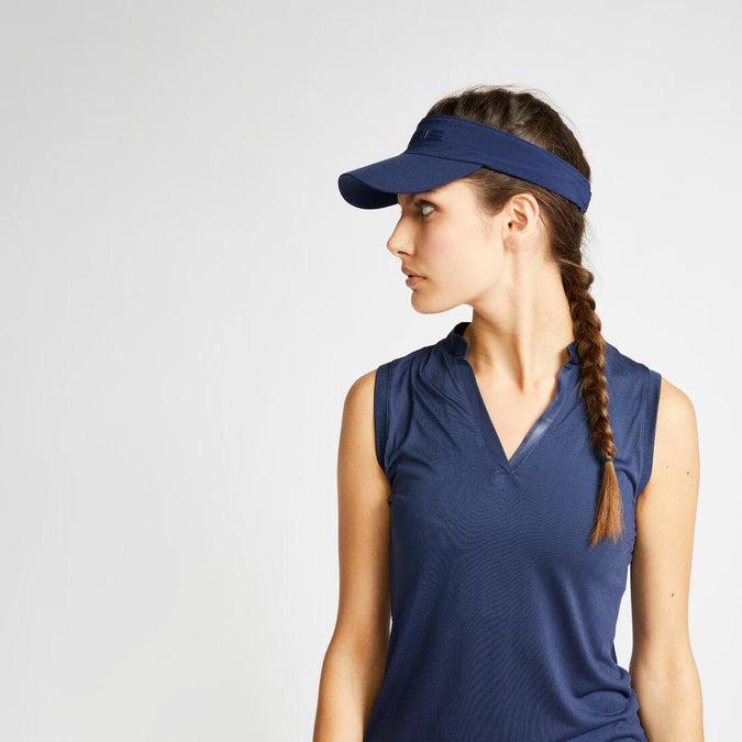 Polo sans outlet manche femme decathlon