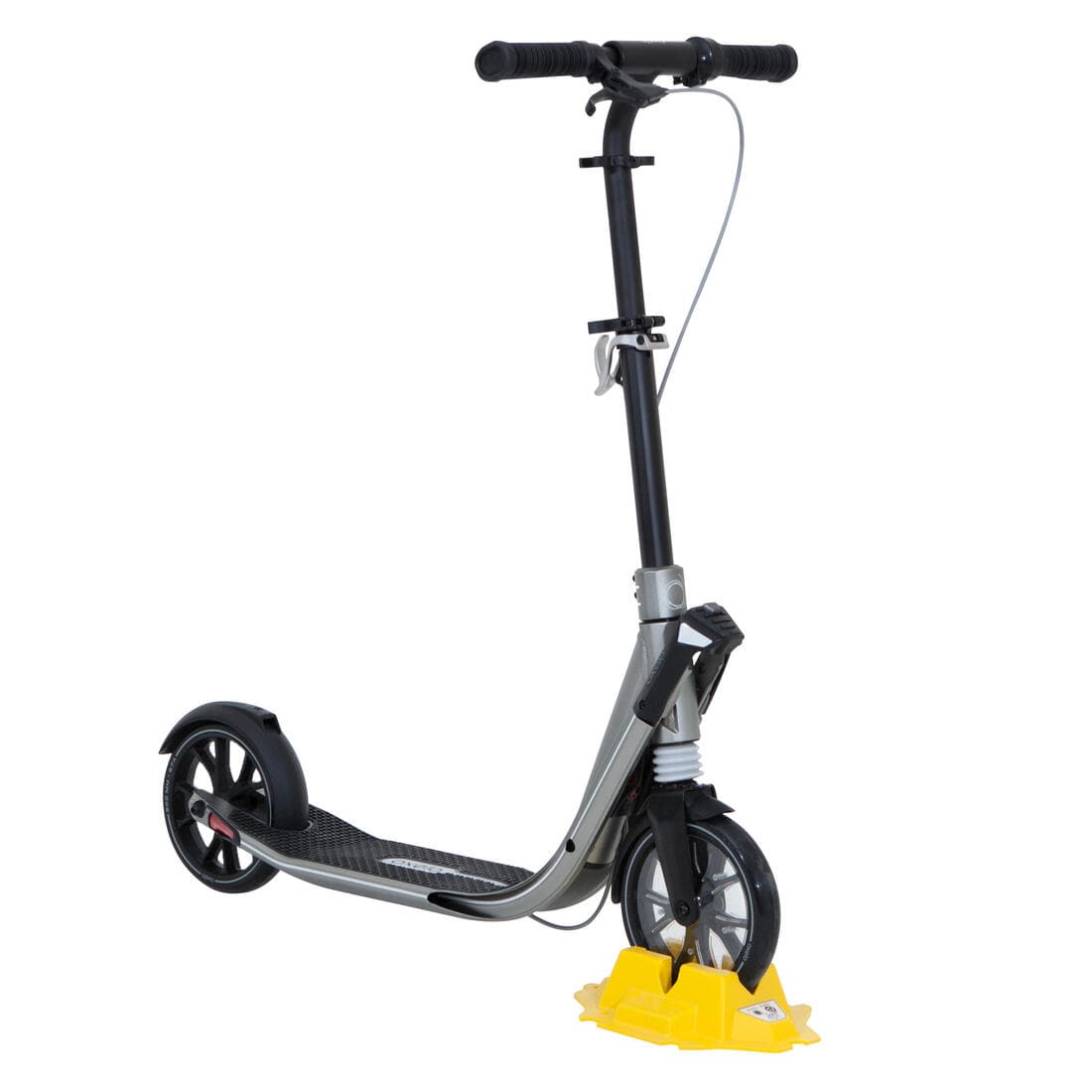 Rack support de trottinette jaune