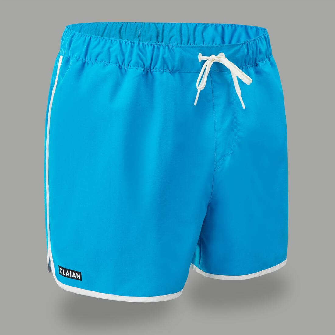 Surf boardshort court 100 SUNSTRIPE GREEN