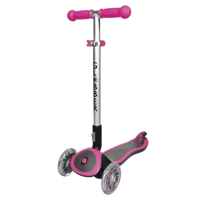 Trottinette lumineuse et pliable Neon Pink