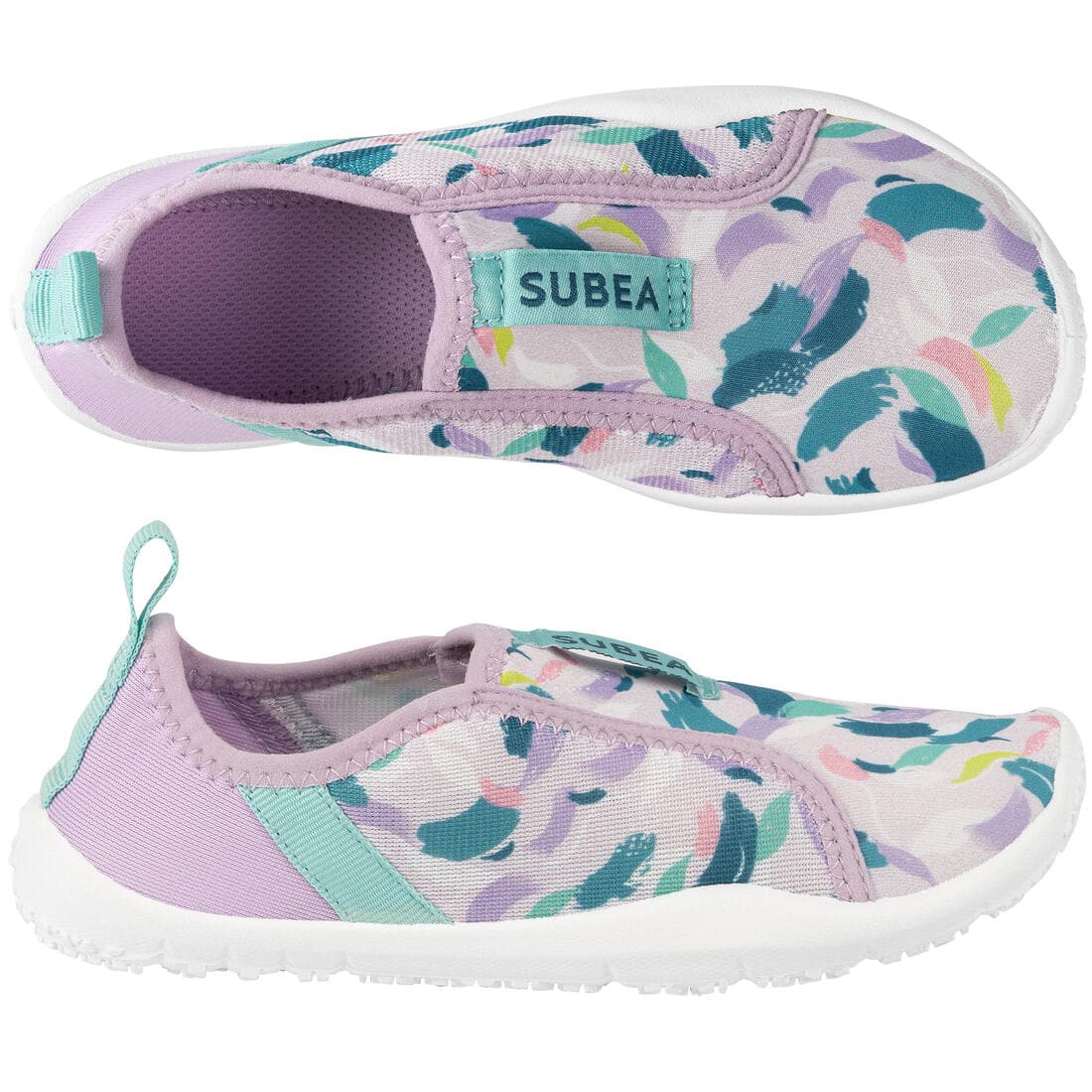 Chaussures aquatiques élastiques Enfant - Aquashoes 120 Beach Party