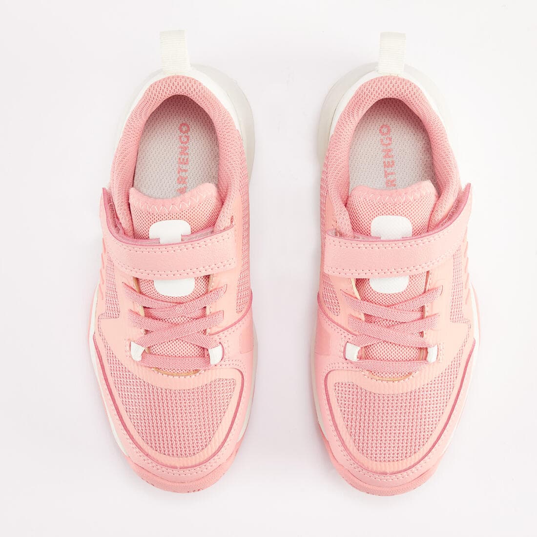 CHAUSSURES TENNIS ENFANT - TS500 FAST KD SCRATCH PINKFIRE