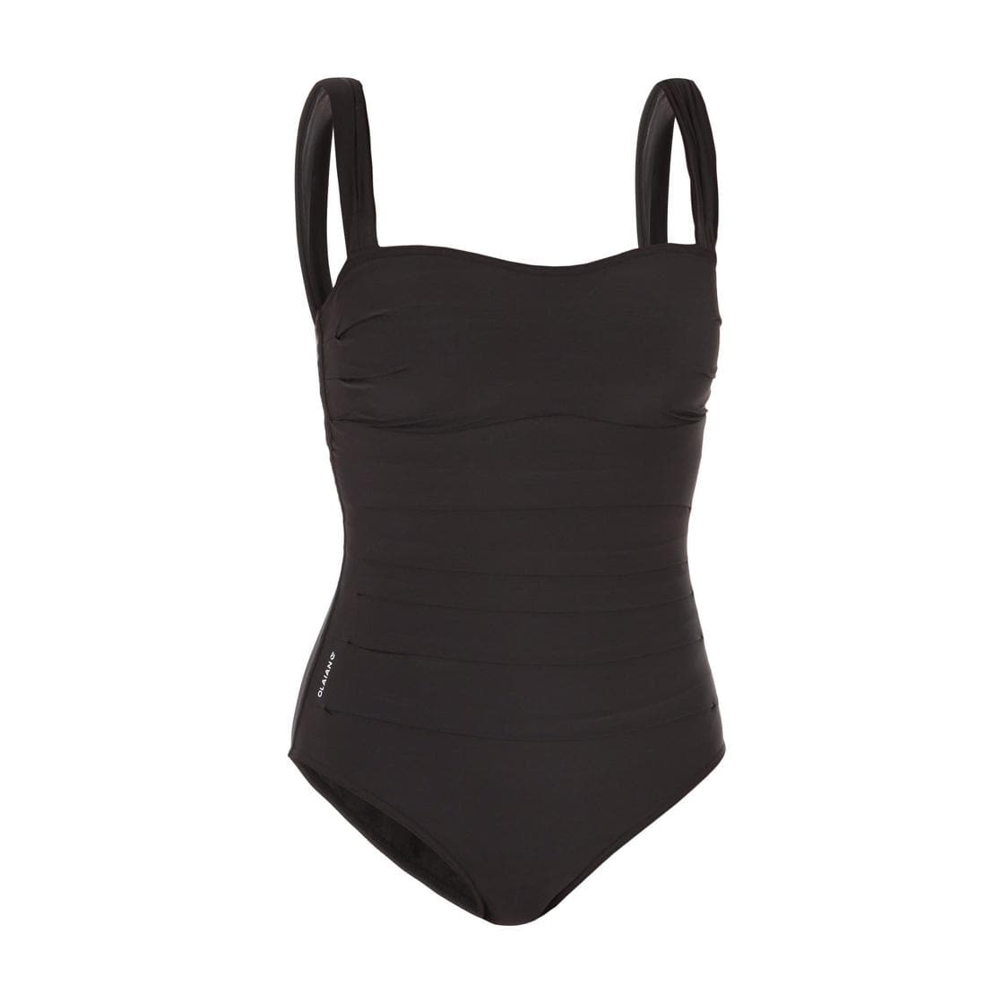 Maillot de bain 1 pièce femme gainant à effet ventre plat DORA NOIR