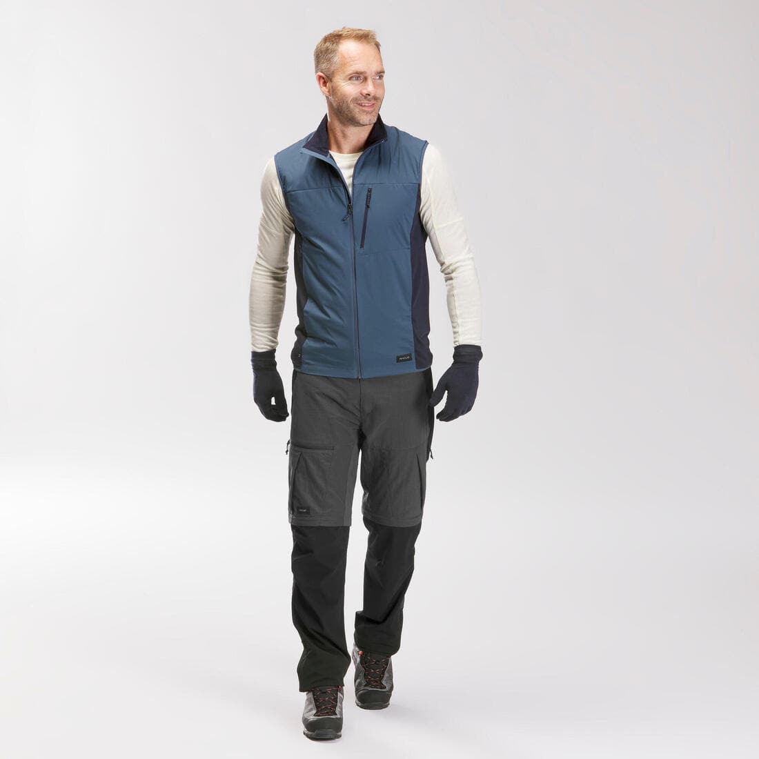 Gilet coupe vent de trek montagne - MT500 WIND homme