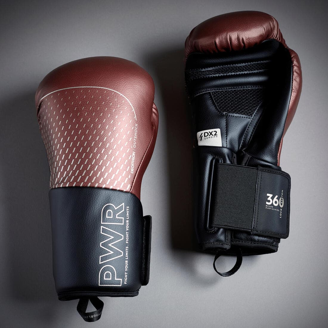 GANTS DE BOXE 500 ERGO GRIS