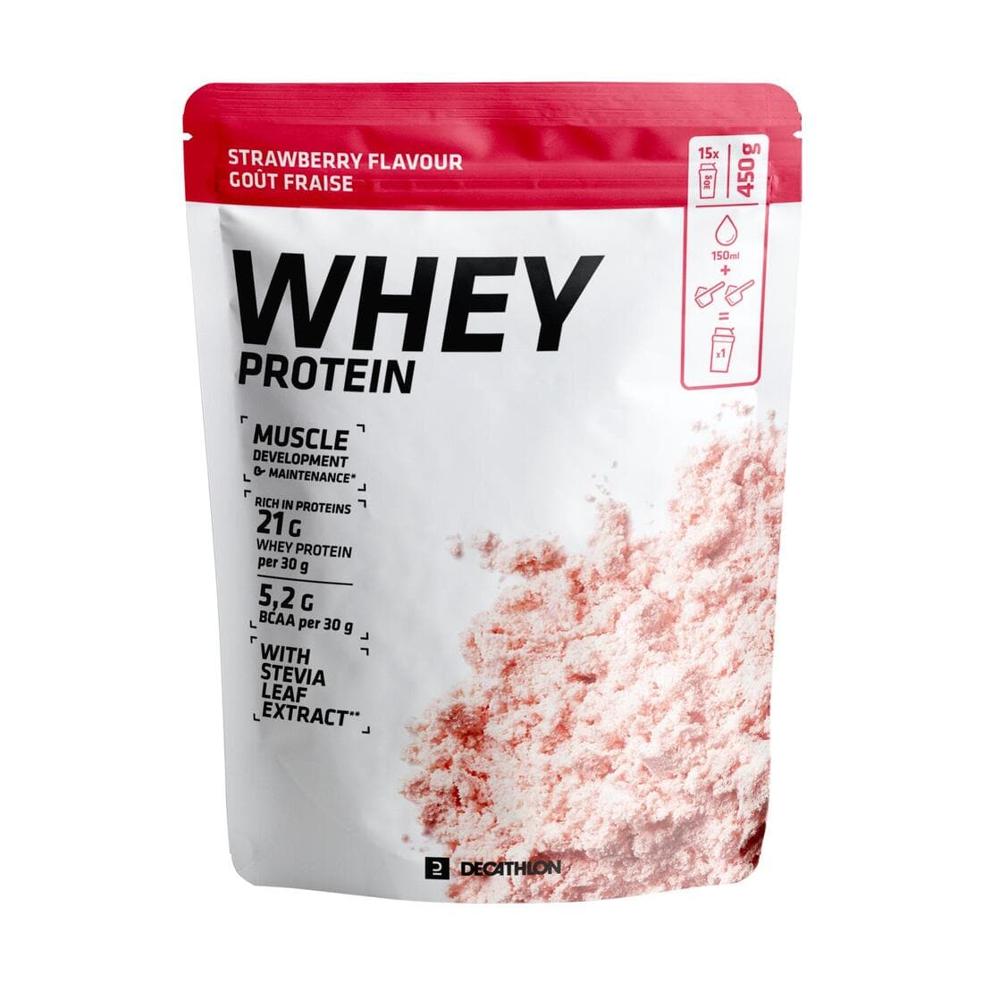 Whey protein fraise 450g