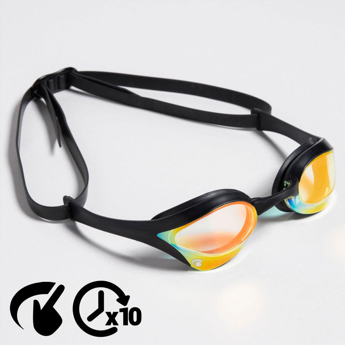 Lunettes de natation ARENA COBRA ULTRA SWIPE mirror or