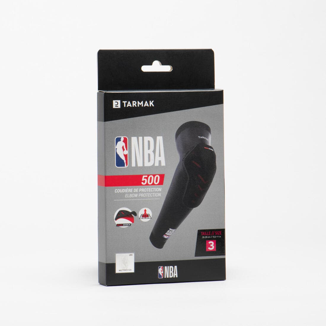 Coudière de protection de Basketball NBA Dualshock Adulte  - EP500 noir