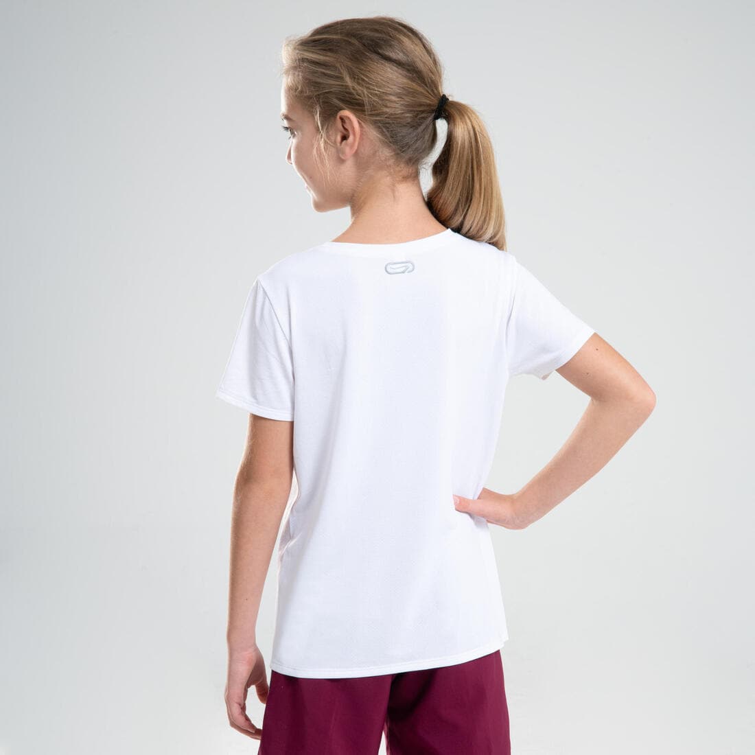 T-shirt multisport respirant enfant mixte, Blanc