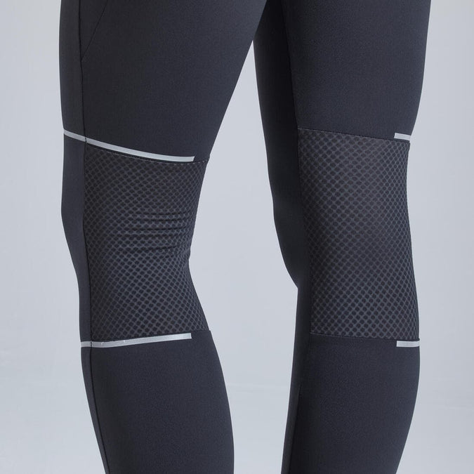 Legging running chaud femme - Warm noir - Decathlon