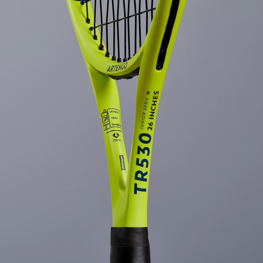 RAQUETTE DE TENNIS ENFANT TR530 26 JAUNE