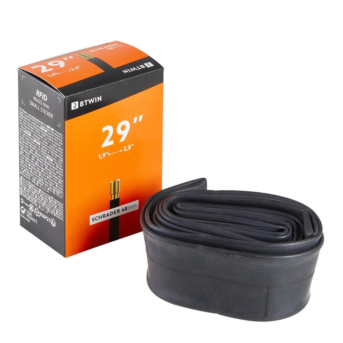 CHAMBRE A AIR 29x1.9/2.5 VALVE SCHRADER 48MM