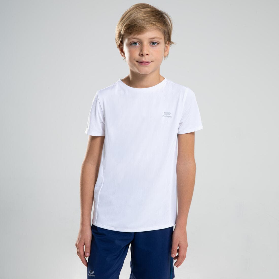 T-shirt multisport respirant enfant mixte, Blanc